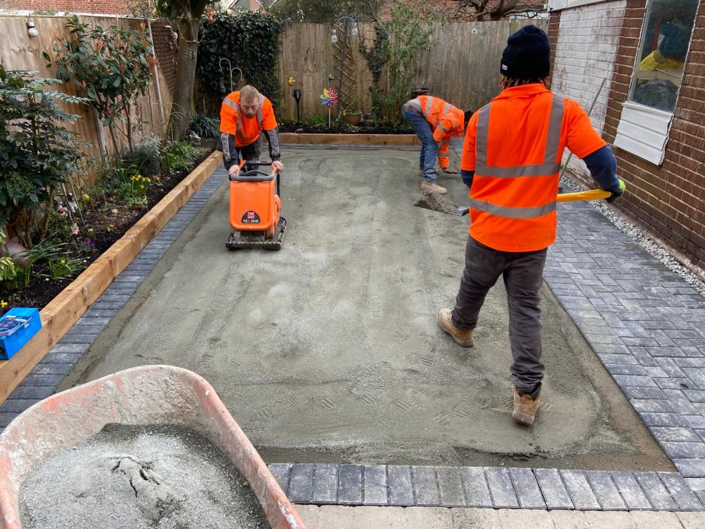 Mighty Contractors paving and landscaping project 44