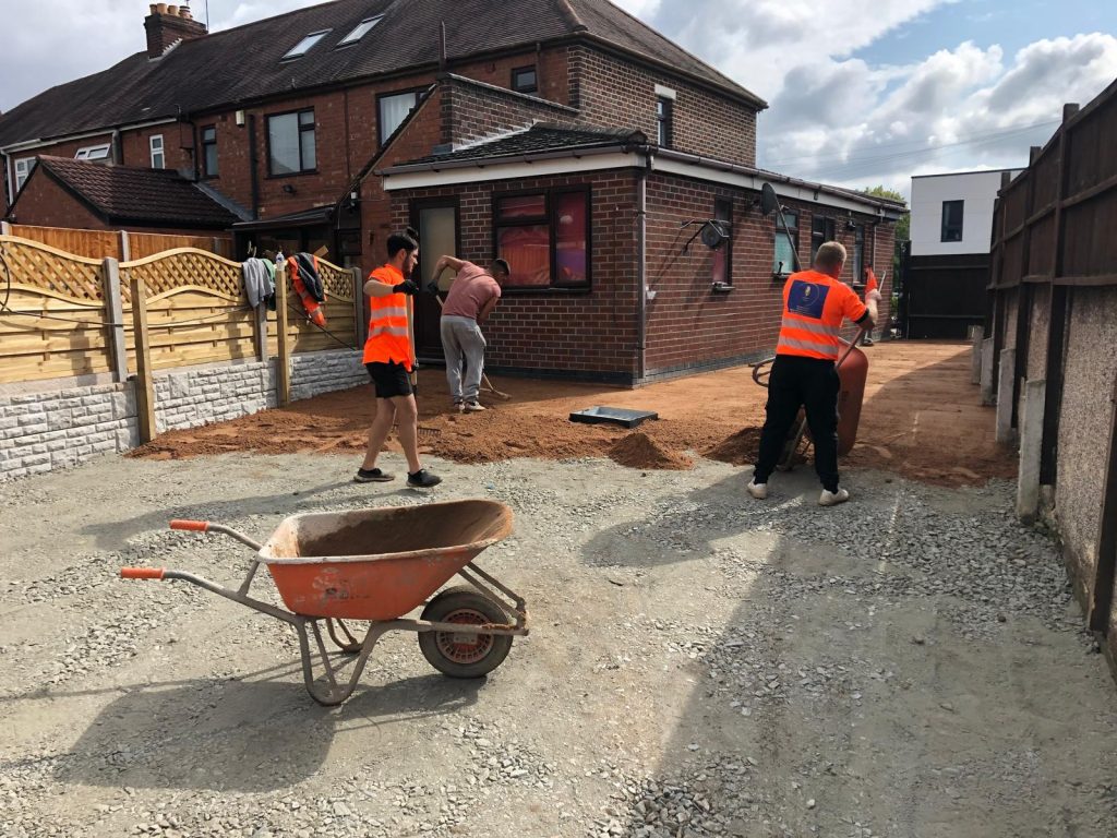 Mighty Contractors paving and landscaping project 48